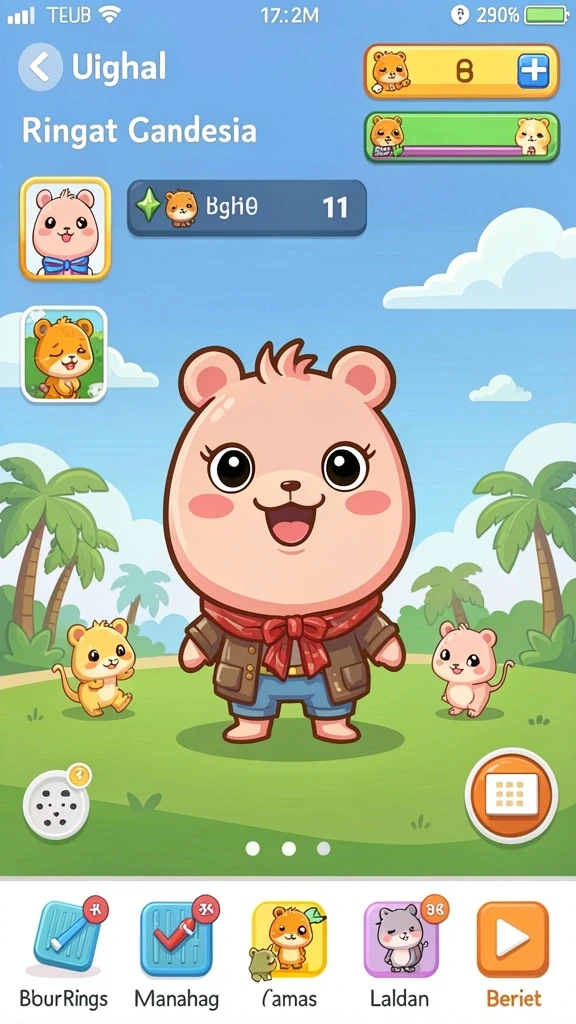 apek88 - Tangkapan layar dari gameplay yang mendebarkan.