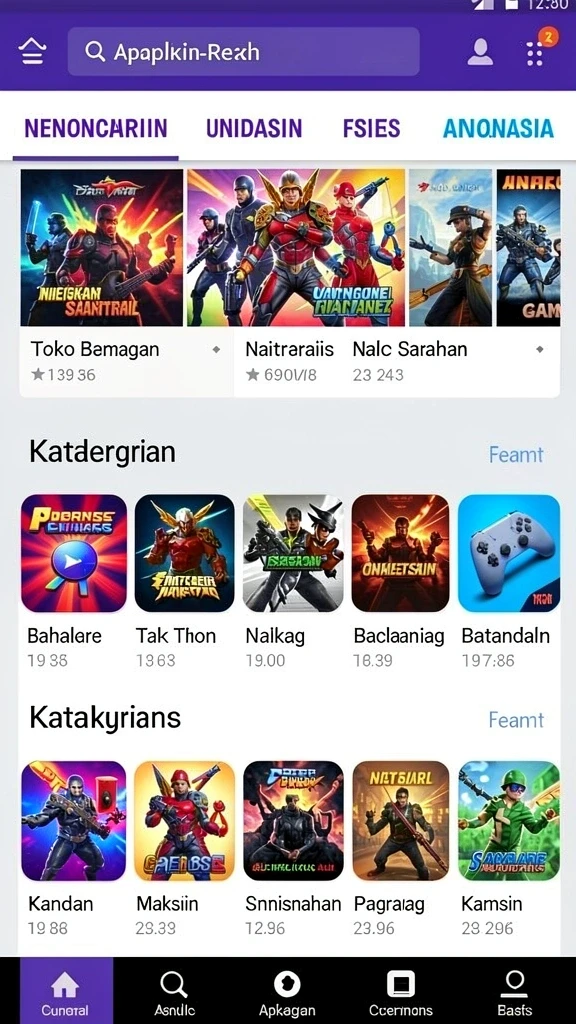pgstar777 - Tampilan antarmuka yang menarik dan mudah dinavigasi.